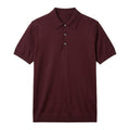Silk-Blend Knit Polo Shirt